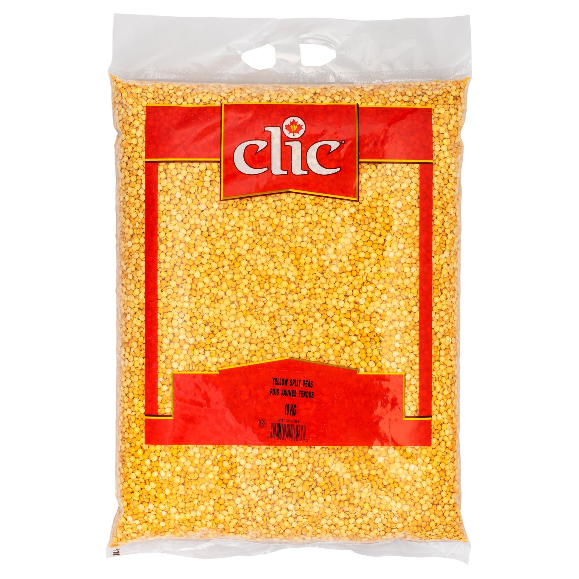 Clic Yellow Split Peas, 10 kg - image 1