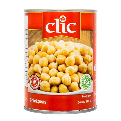 Clic Canned Chickpeas, 12 × 540 mL - image 3