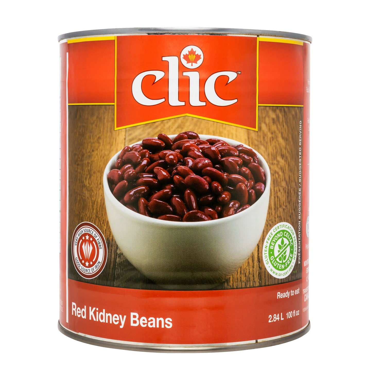 Clic Canned Red Kidney Beans, 2.84 L - image 2