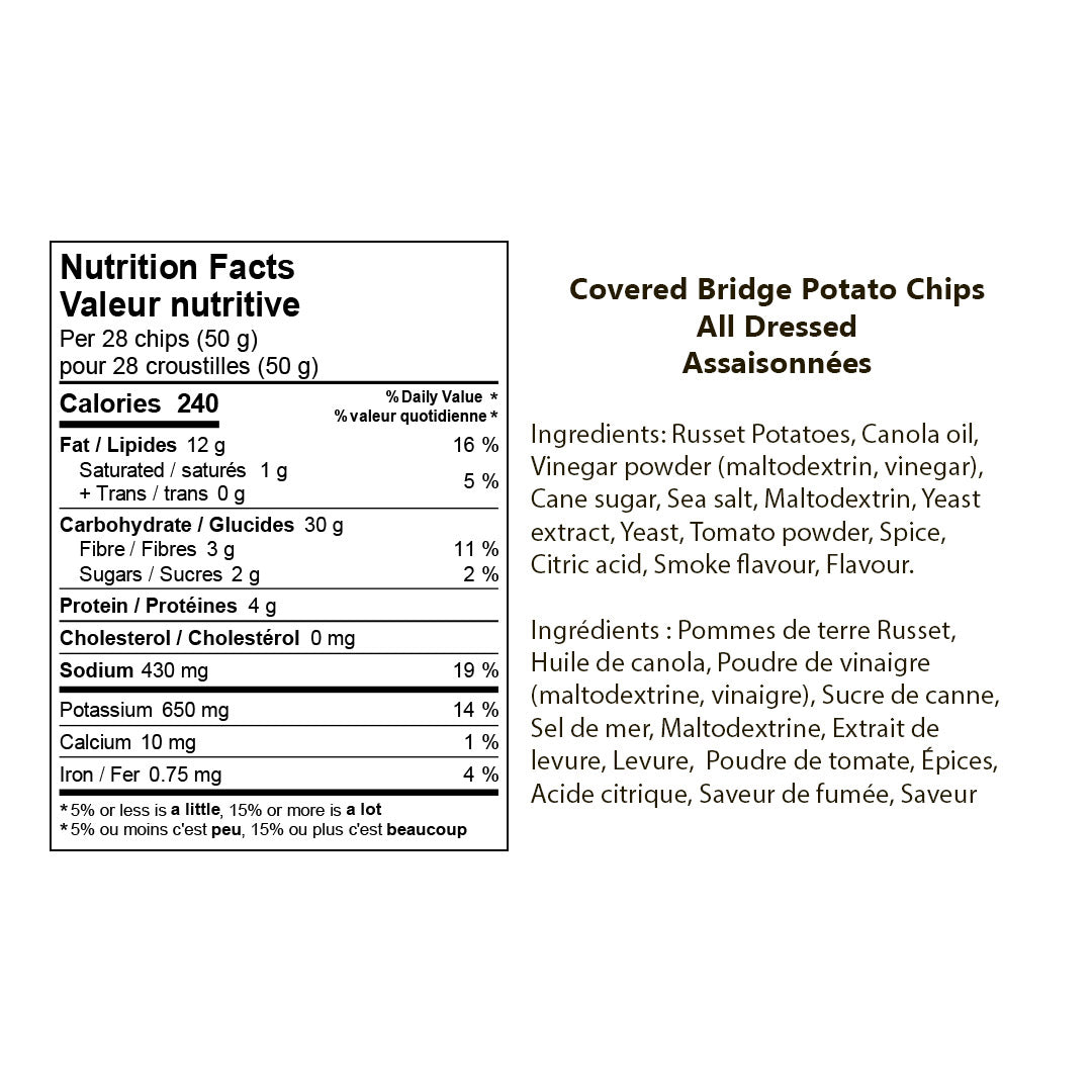 Covered Bridge - Potato Chips, Crinkle Cut Mixed Pack, 12 × 170 g - image 7