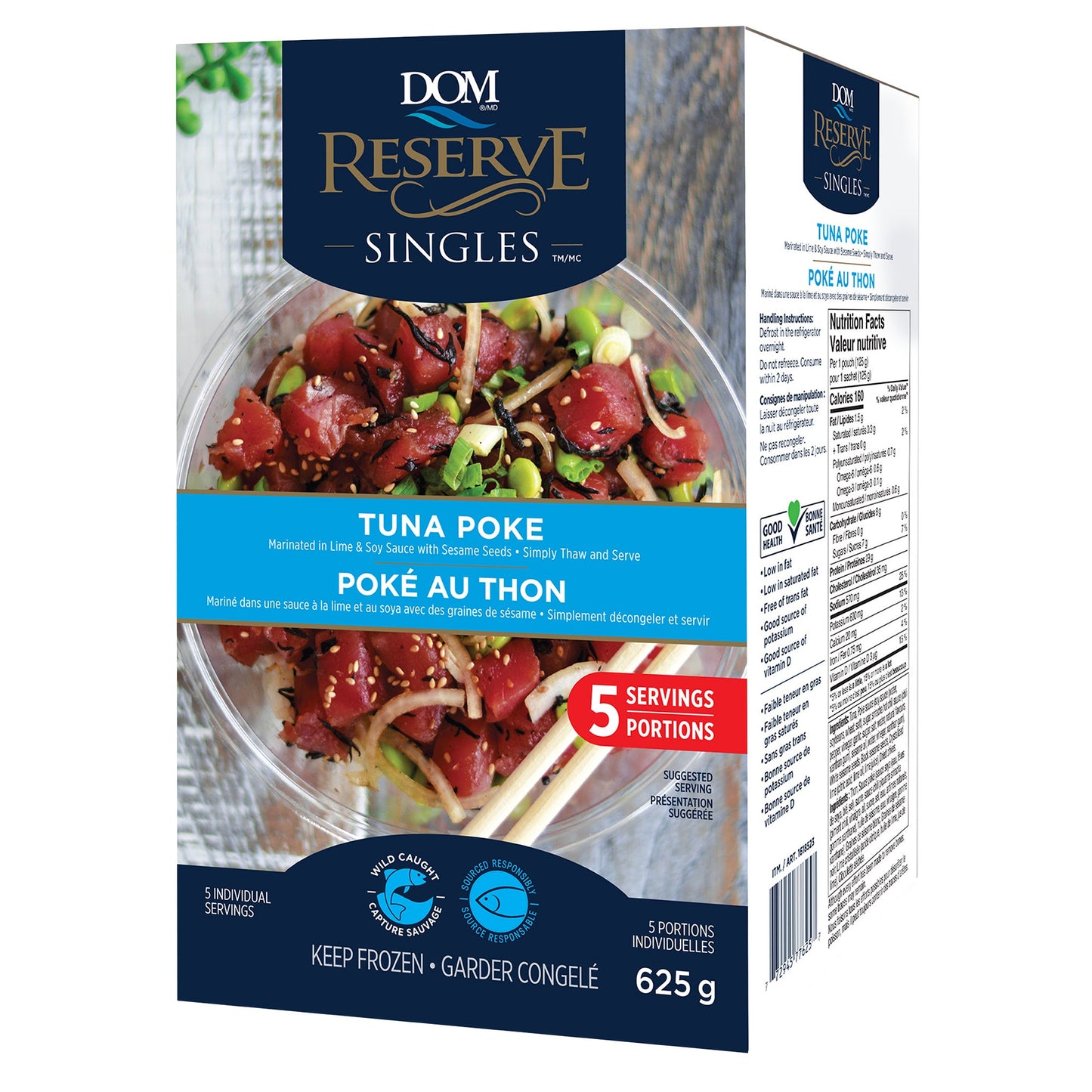 Dom Reserve Tuna Poké Singles, 625 g - image 1