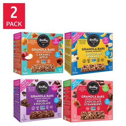 Healthy Crunch Granola Bars Variety Pack, 8 × 120 g - image 1