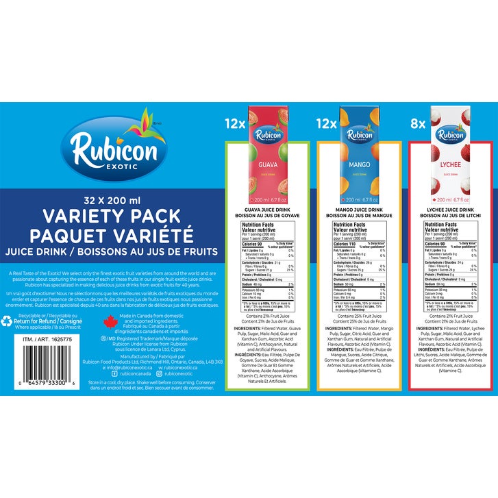 Rubicon Exotic Variety Pack 32 × 200 mL — image 2