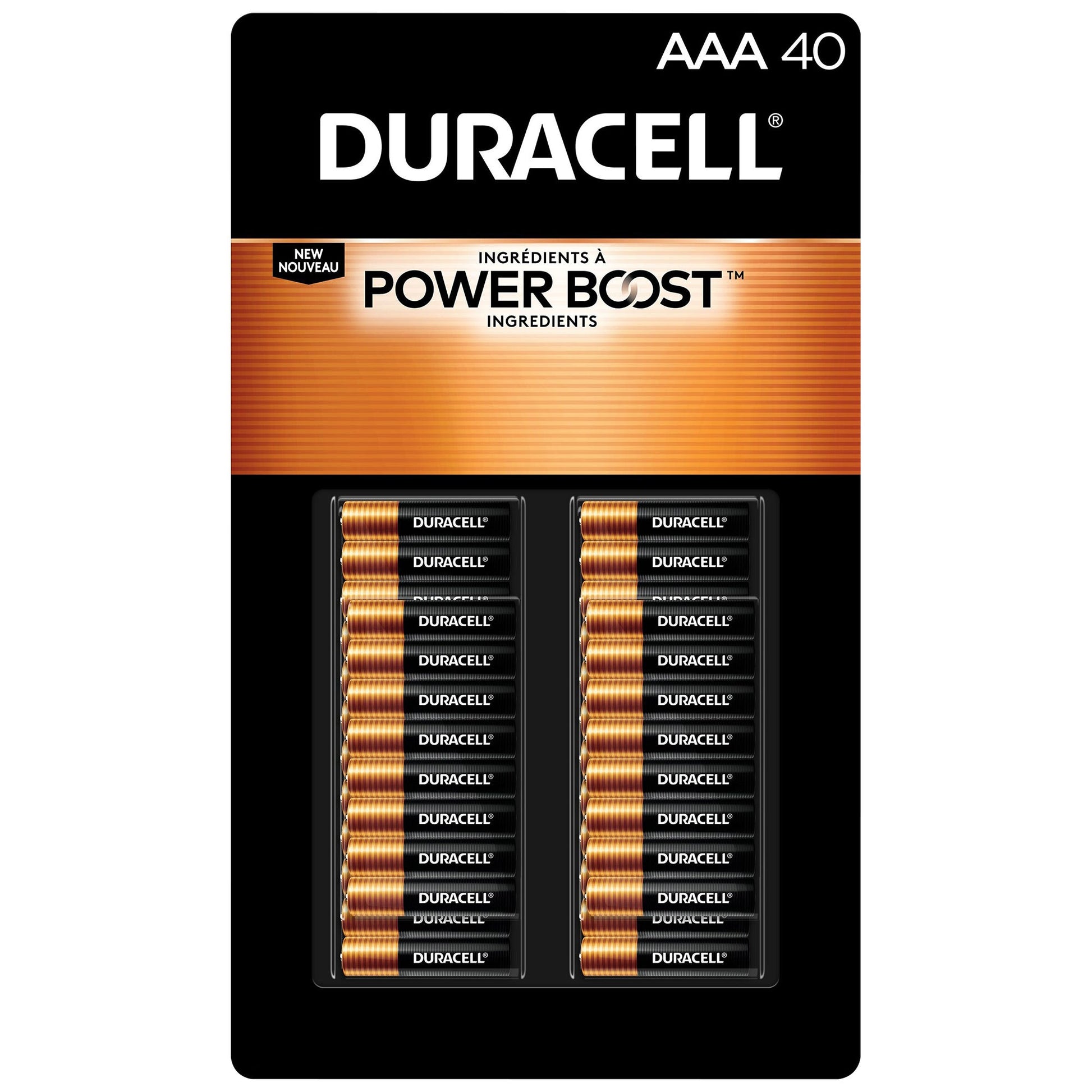 Duracell Power Boost AAA Batteries, Pack of 40 - image 1