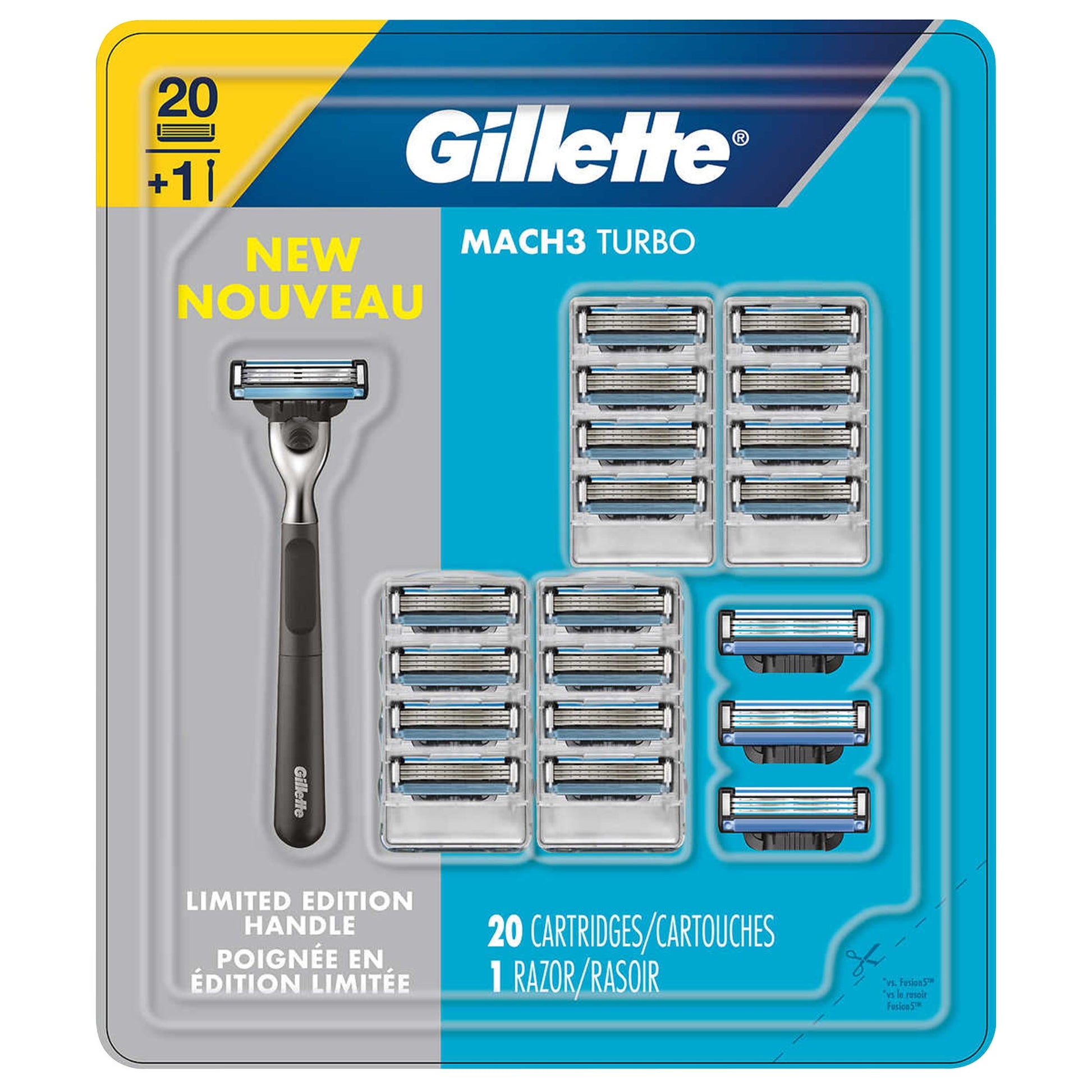 Gillette Mach3 Turbo Men's Limited Edition Razor - image 1