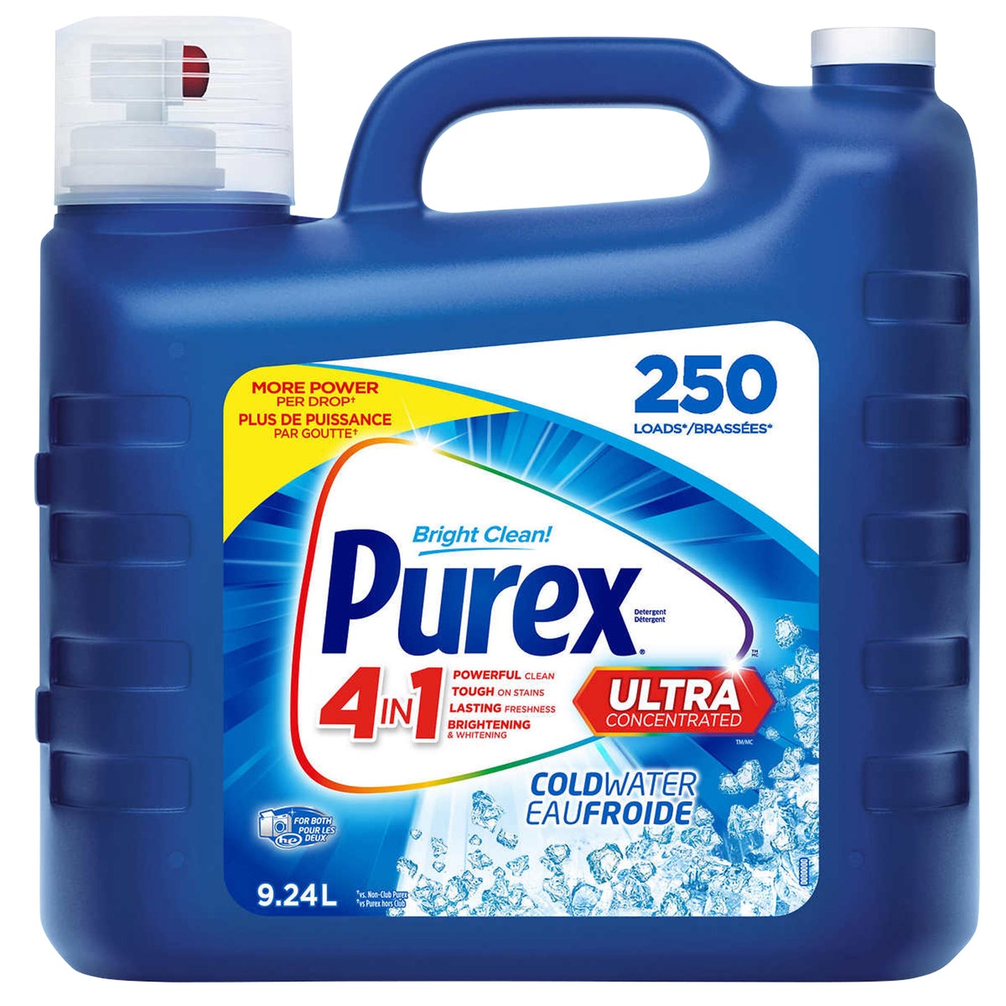 Purex Cold Water Ultra Concentrated Laundry Detergent, 250 wash loads - image 1