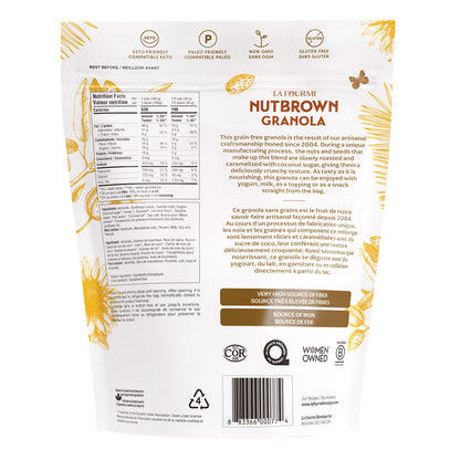 La Fourmi Bionique Nutbrown Nature Grain Free Granola, 3 × 510 g - image 2