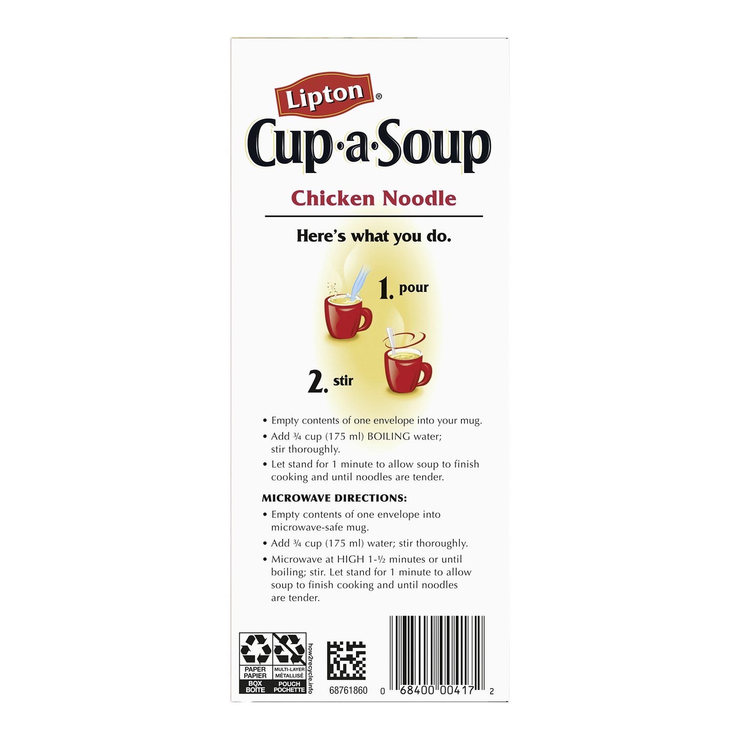 Lipton Cup a Soup - Chicken Noodle Mix, 22 x 15 g - image 3