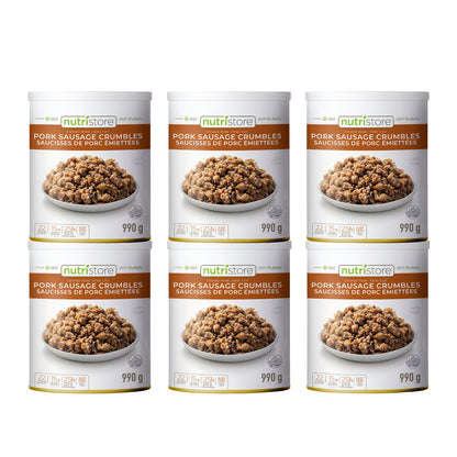 Nutristore Freeze Dried Sausage Crumbles, 6 x 990 g - image 1