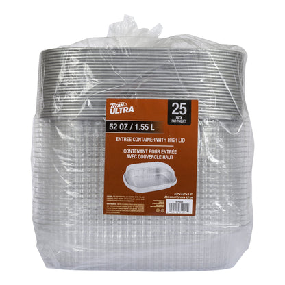 Titan 52 oz (1.5 L) Food Container with lid, Pack of 25 - image 2