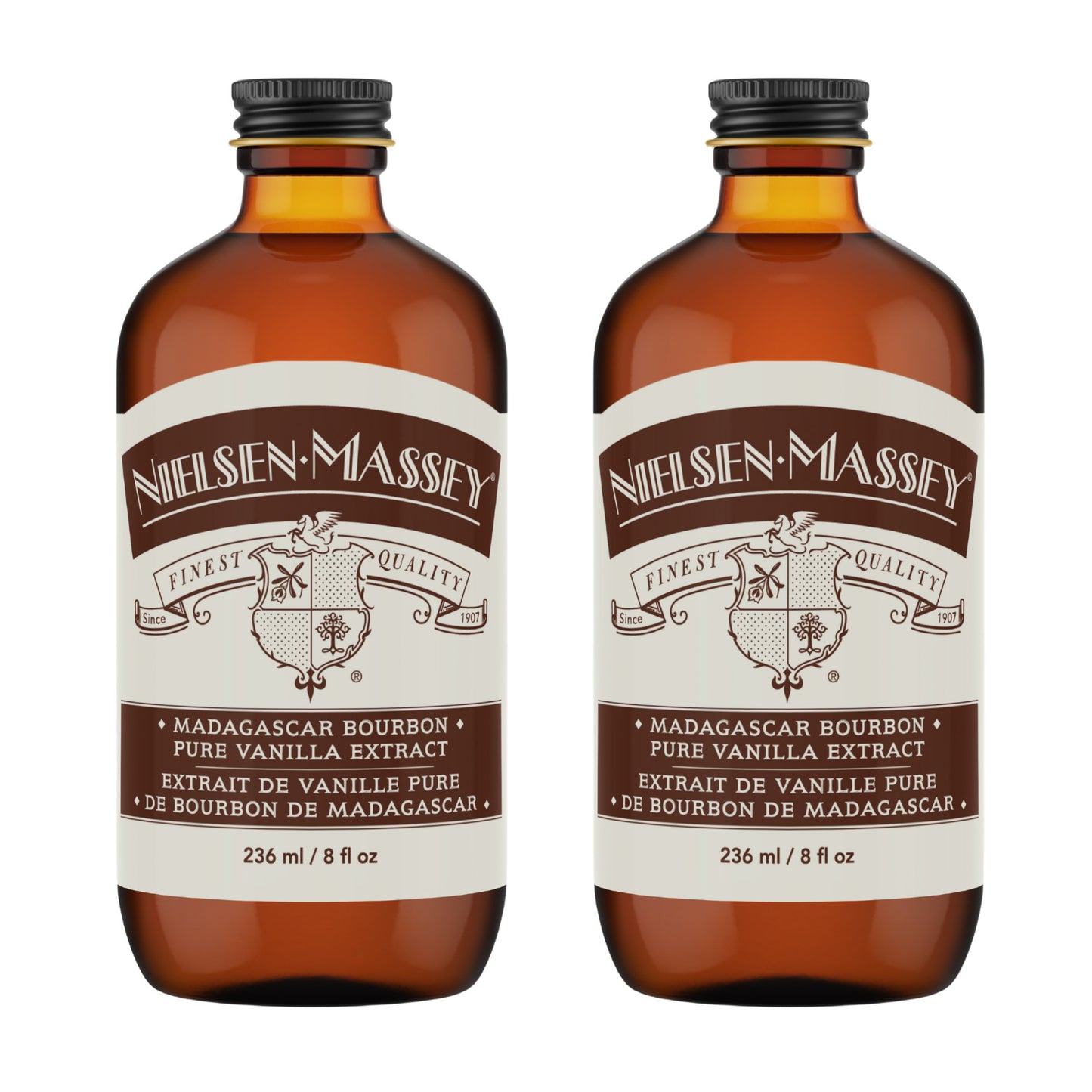 Nielsen-Massey Madagascar Bourbon Pure Vanilla Extract, 2 × 236 mL - image 1