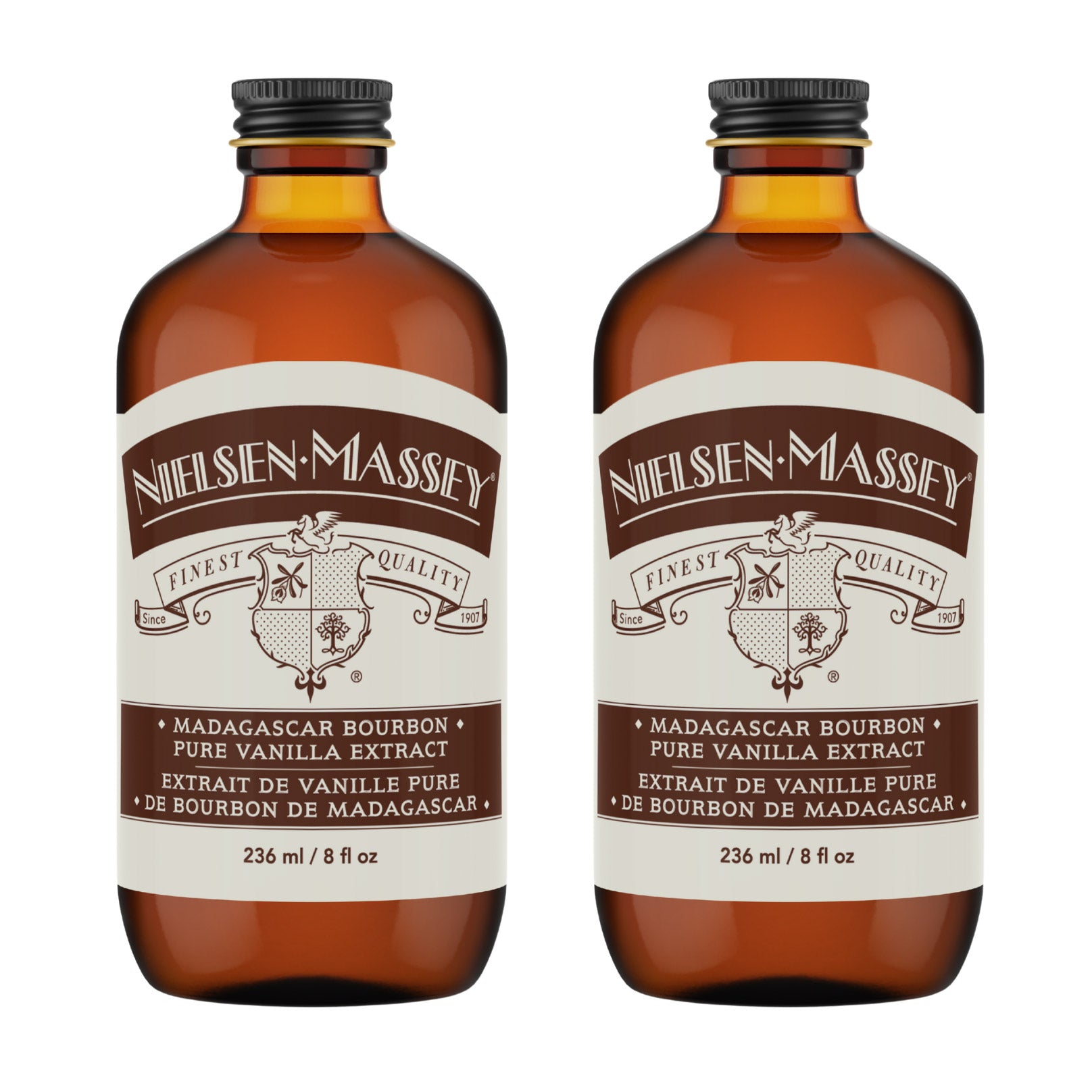 Nielsen-Massey Madagascar Bourbon Pure Vanilla Extract, 2 × 236 mL - image 1