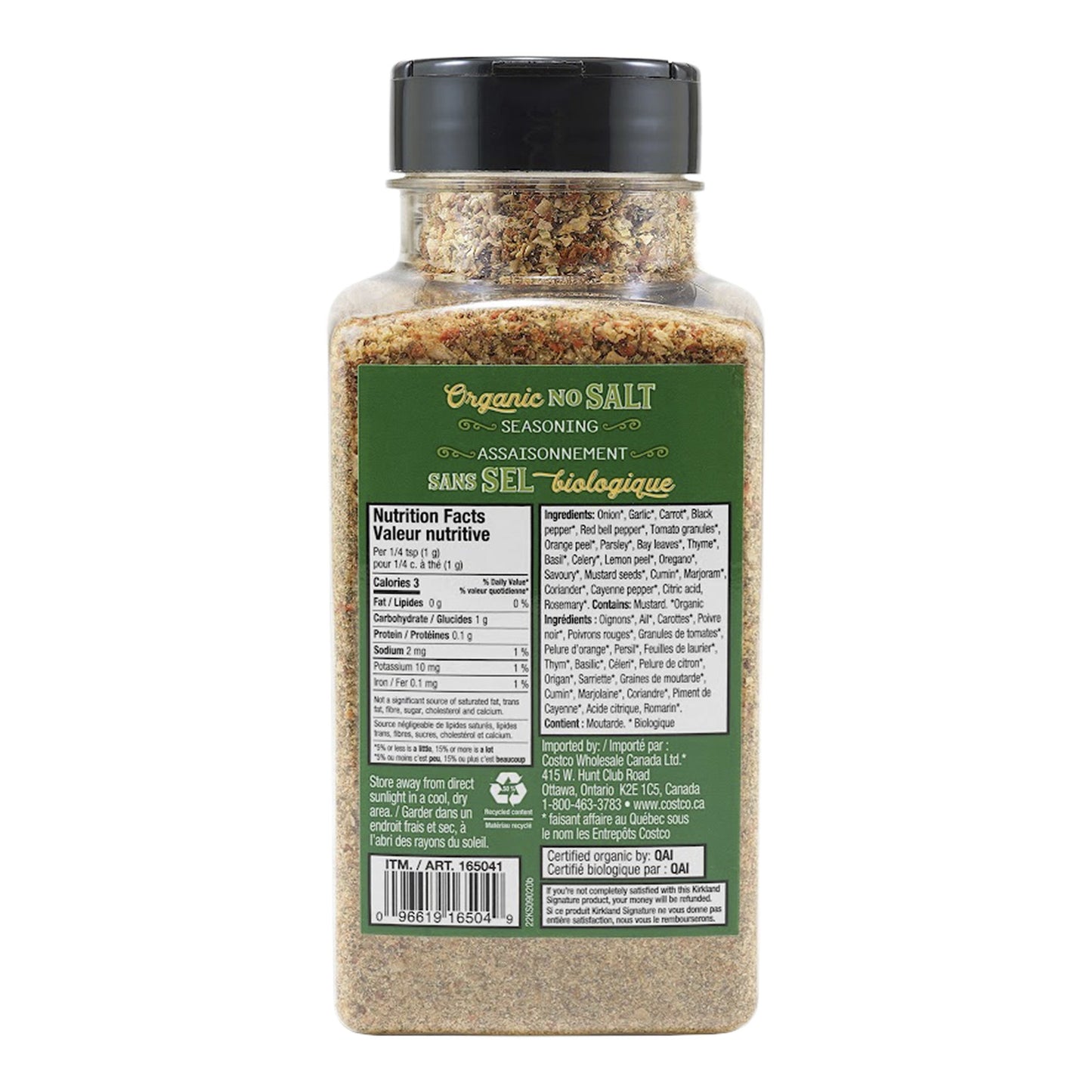 Kirkland Signature Organic No Salt Seasoning, 411 g - image 2