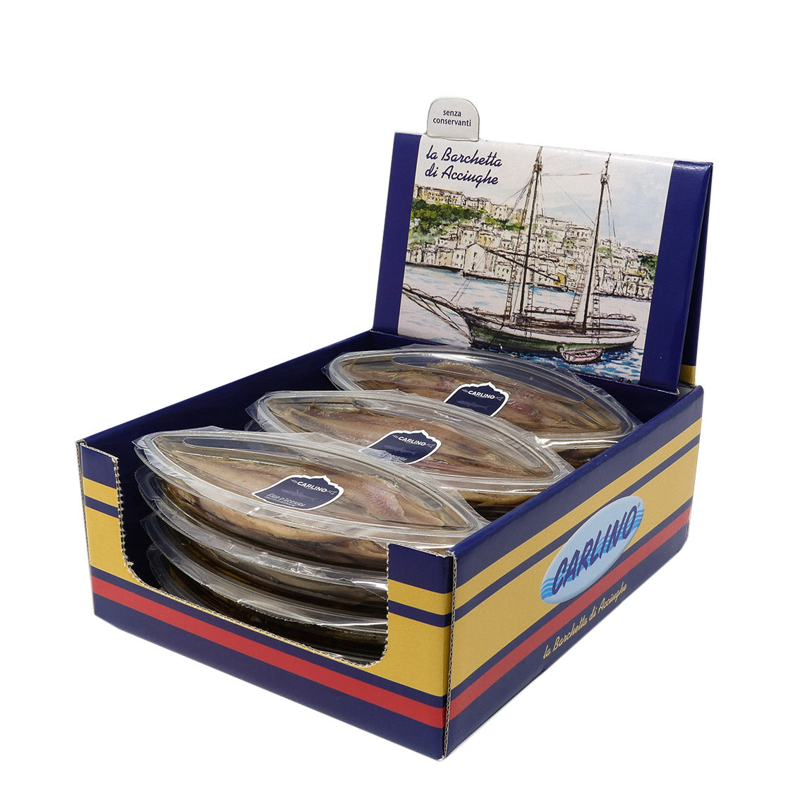 Carlino Sicilian Anchovy Fillet Variety Pack 80 g (2.8 oz) x 12 pack - image 1