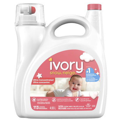 Ivory Snow Liquid Laundry Detergent, 113 wash loads - image 1