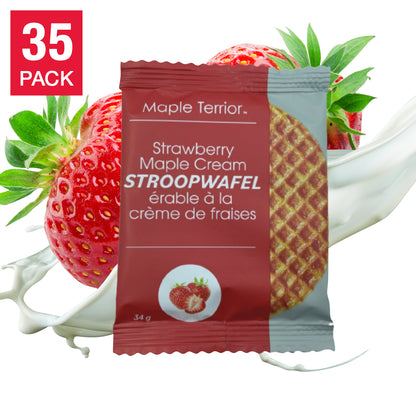 Maple Terroir Strawberry Maple Cream Stroopwafel Cookies, 35 × 34 g - image 1