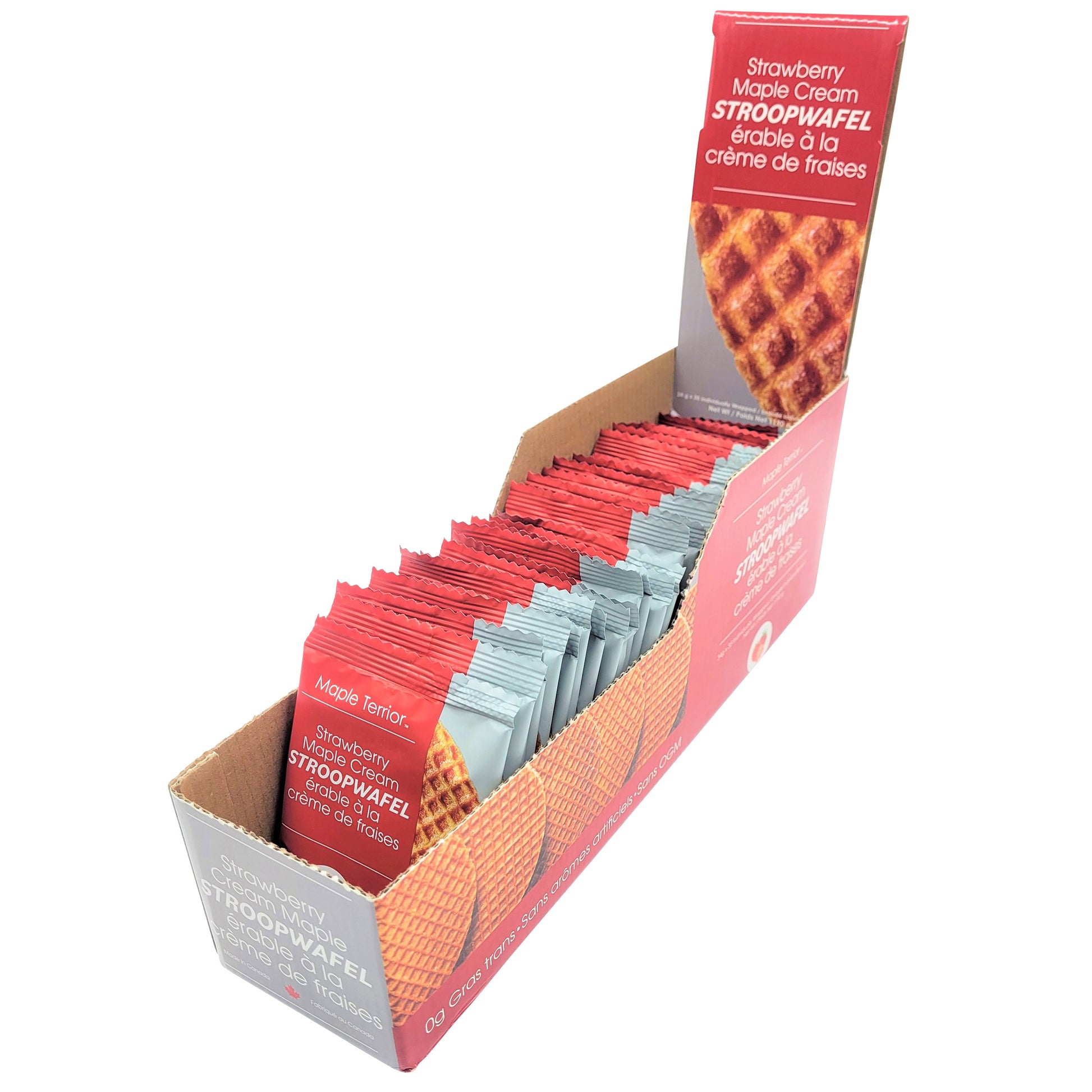 Maple Terroir Strawberry Maple Cream Stroopwafel Cookies, 35 × 34 g - image 2