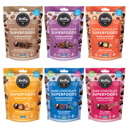 Healthy Crunch - Dark Chocolate Superfoods Variety Pack, 6 × 235 g - image 1