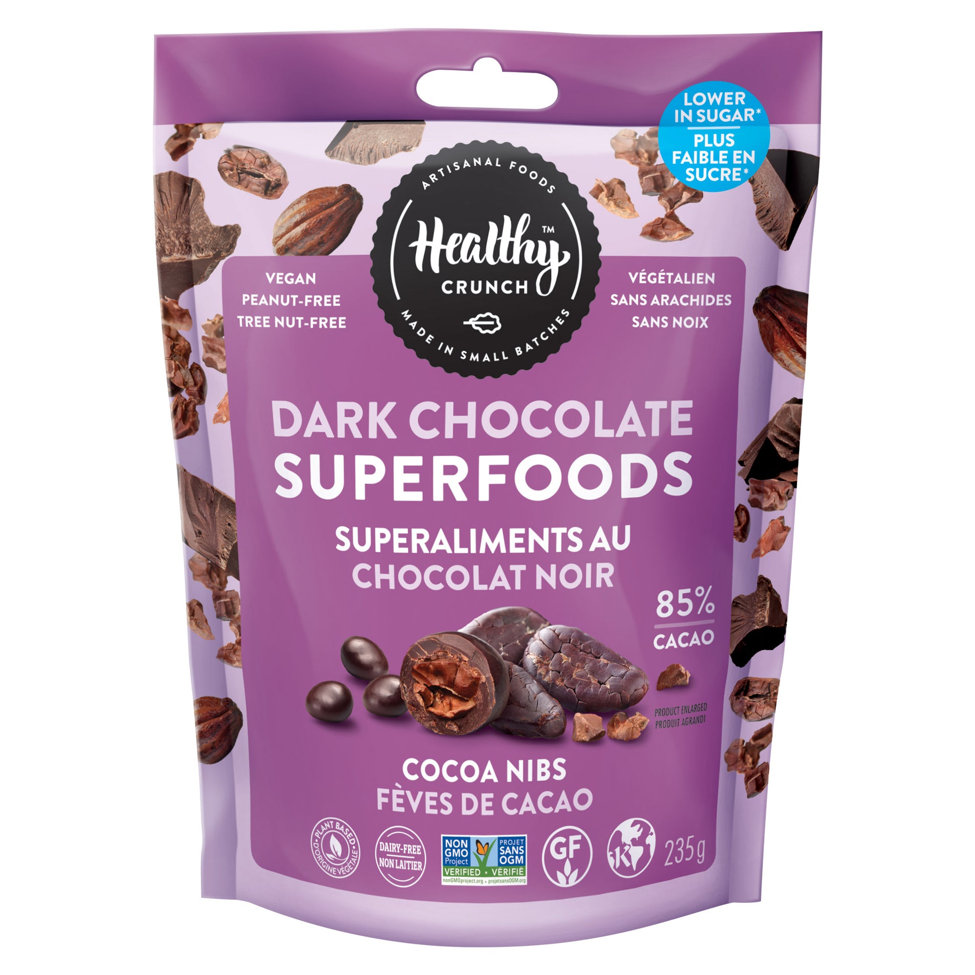 Healthy Crunch - Dark Chocolate Superfoods Variety Pack, 6 × 235 g - image 3