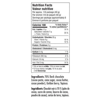 Healthy Crunch - Dark Chocolate Superfoods Variety Pack, 6 × 235 g - image 10