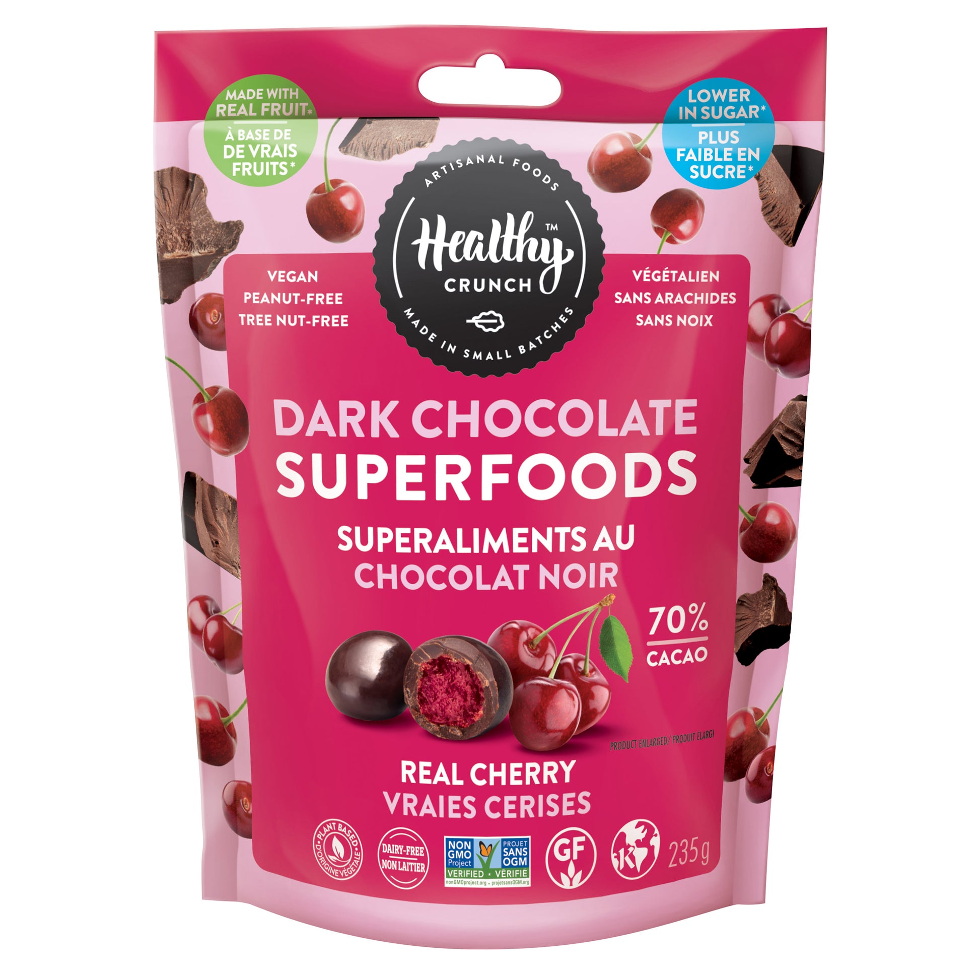Healthy Crunch - Dark Chocolate Superfoods Variety Pack, 6 × 235 g - image 11