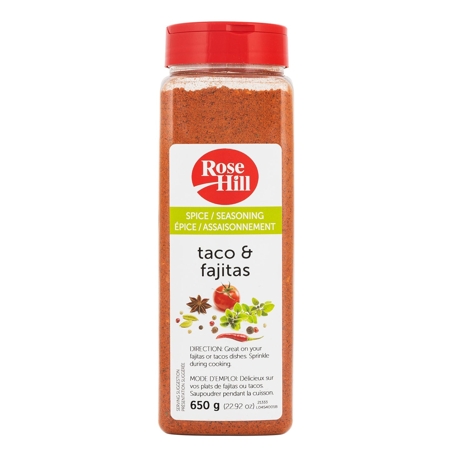 Rose Hill Taco and Fajitas Seasoning, 650 g - image 1