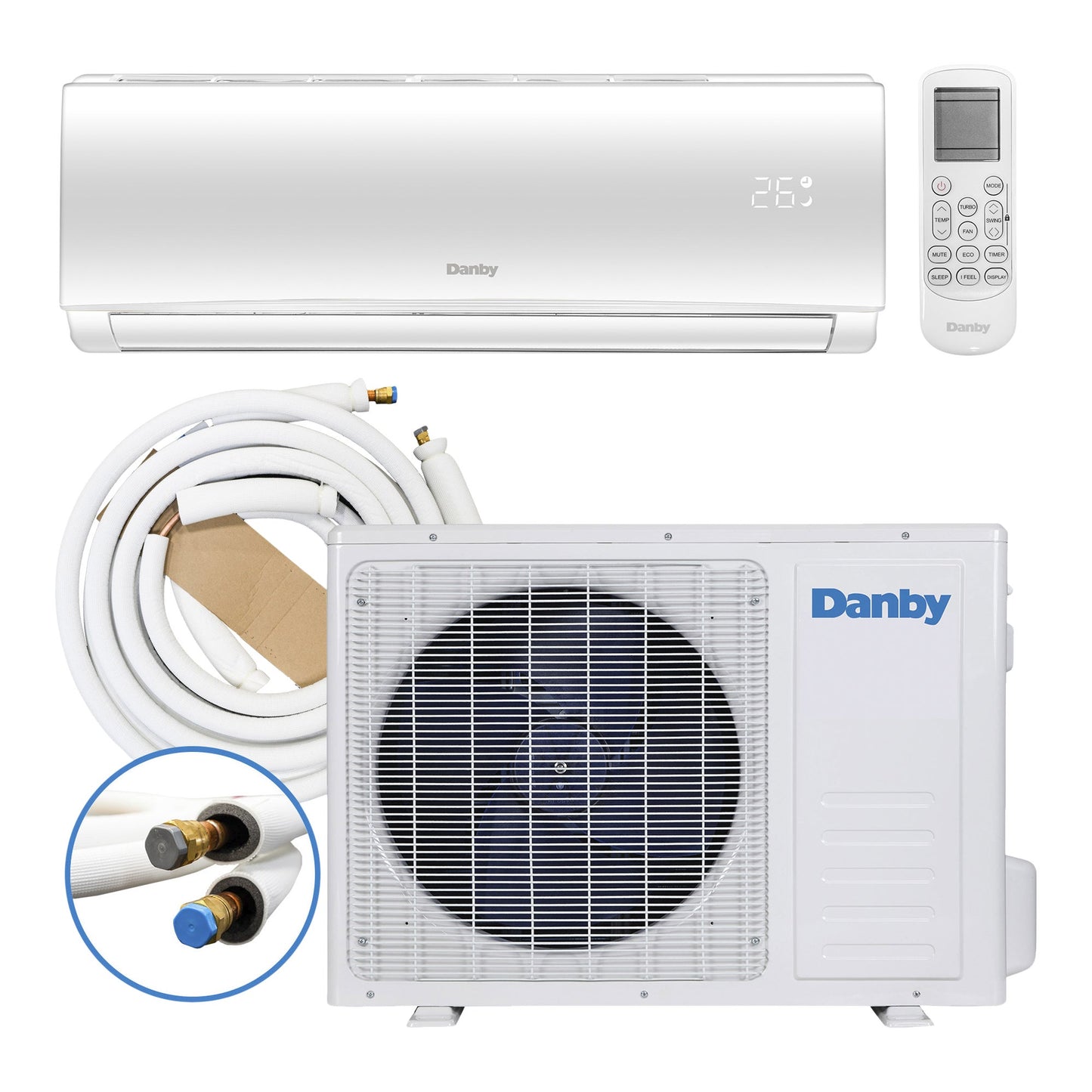 Danby 18,000 BTU SACC Quick Connect Mini-Split Air Conditioner with Heat Pump and Variable Speed Inverter - image 1