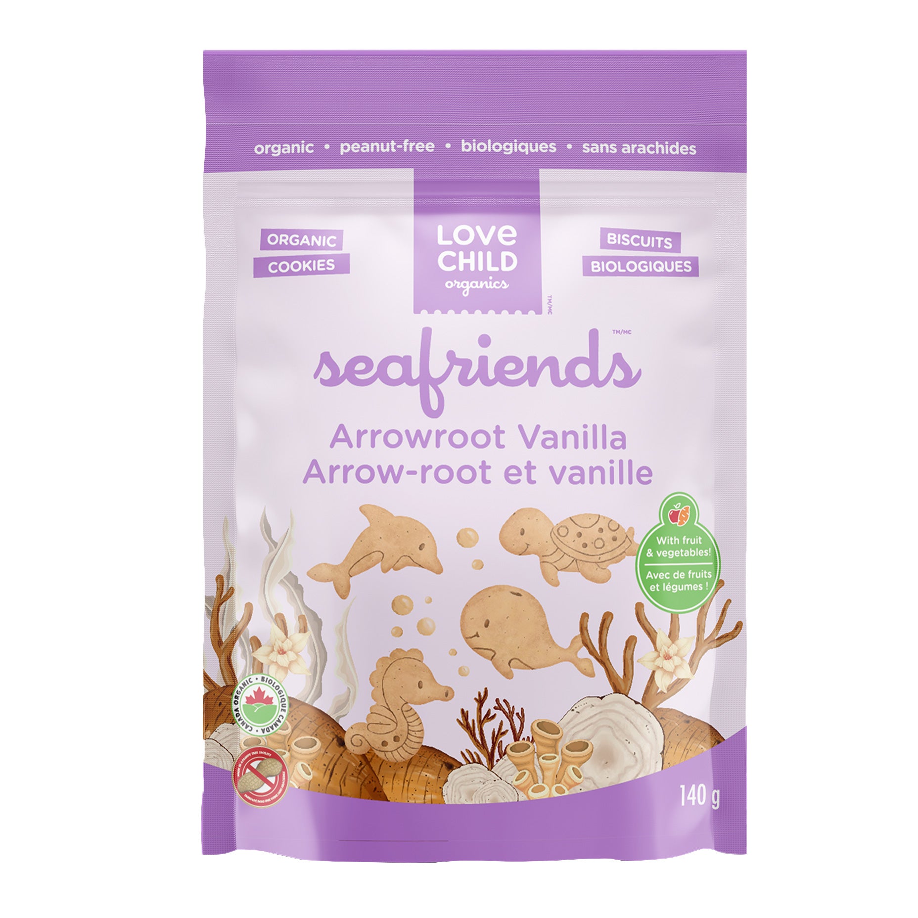 Love Child Organics Seafriends Cookies Variety Pack, 12 × 140 g - image 5