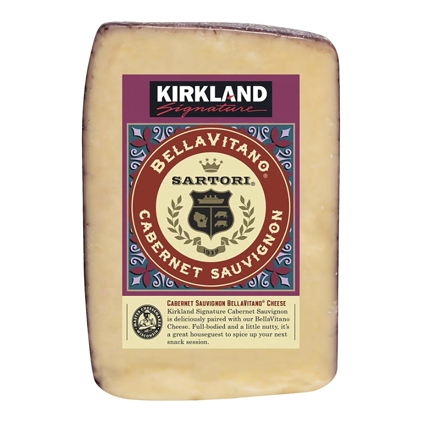 Kirkland Signature Bellavitano Cabernet Sauvignon Cheese, 450 g - image 1