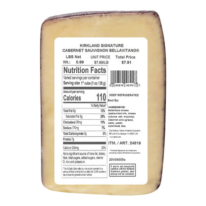 Kirkland Signature Bellavitano Cabernet Sauvignon Cheese, 450 g - image 2