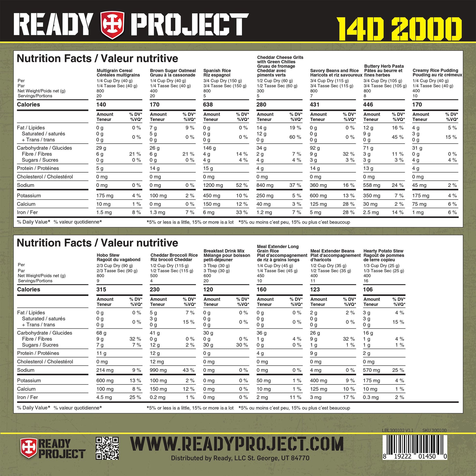 Ready Project Emergency 14 Day Food Supply - image 4
