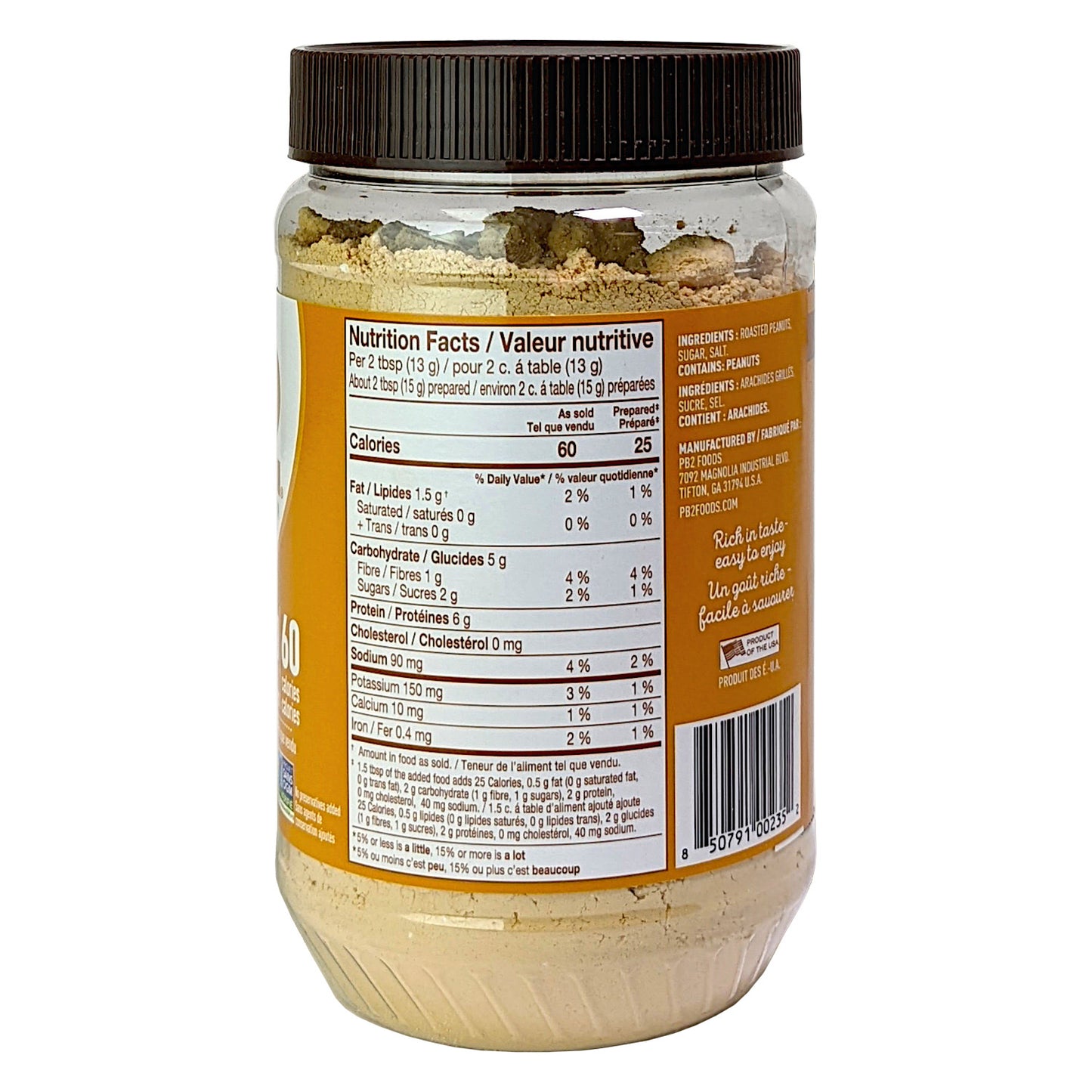 PB2 Original Powdered Peanut Butter, 6 × 454 g - image 3