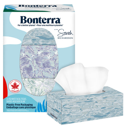 Bonterra Facial Tissue 3-ply 36 boxes x 150 sheet - image 2