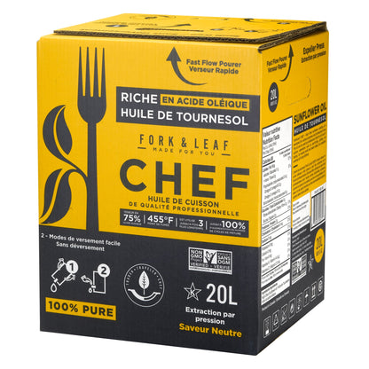 Fork & Leaf High Oleic Sunflower Oil, 20 L - image 1