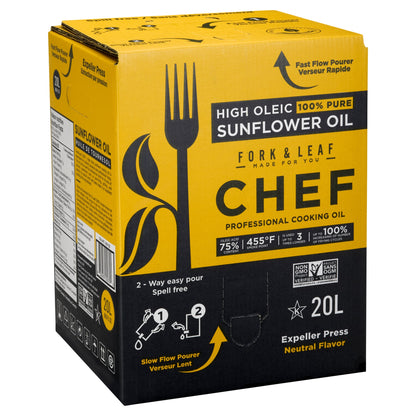 Fork & Leaf High Oleic Sunflower Oil, 20 L - image 3