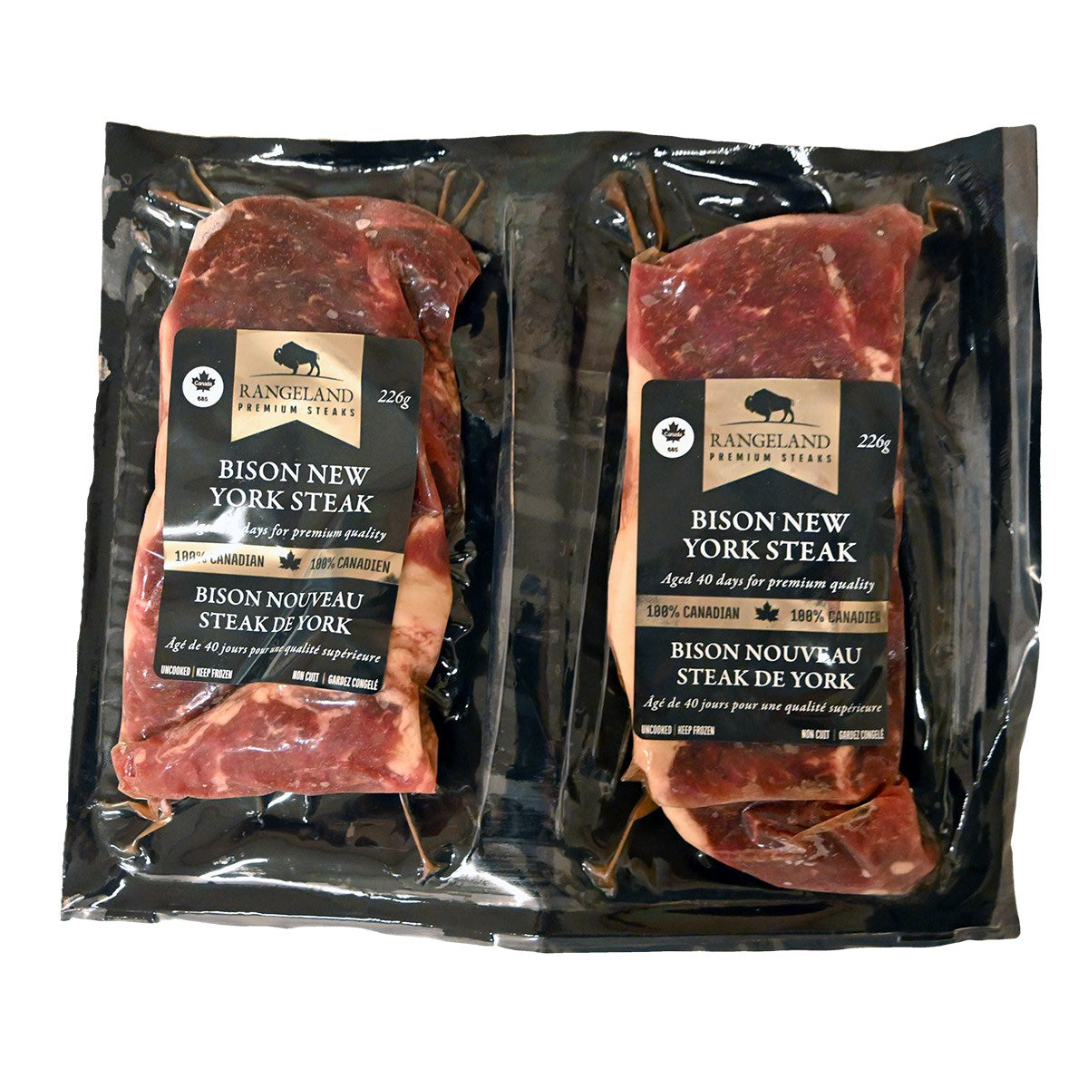 Canadian Rangeland Bison New York Steak, 285 g (10 oz) x 6-pack - image 5