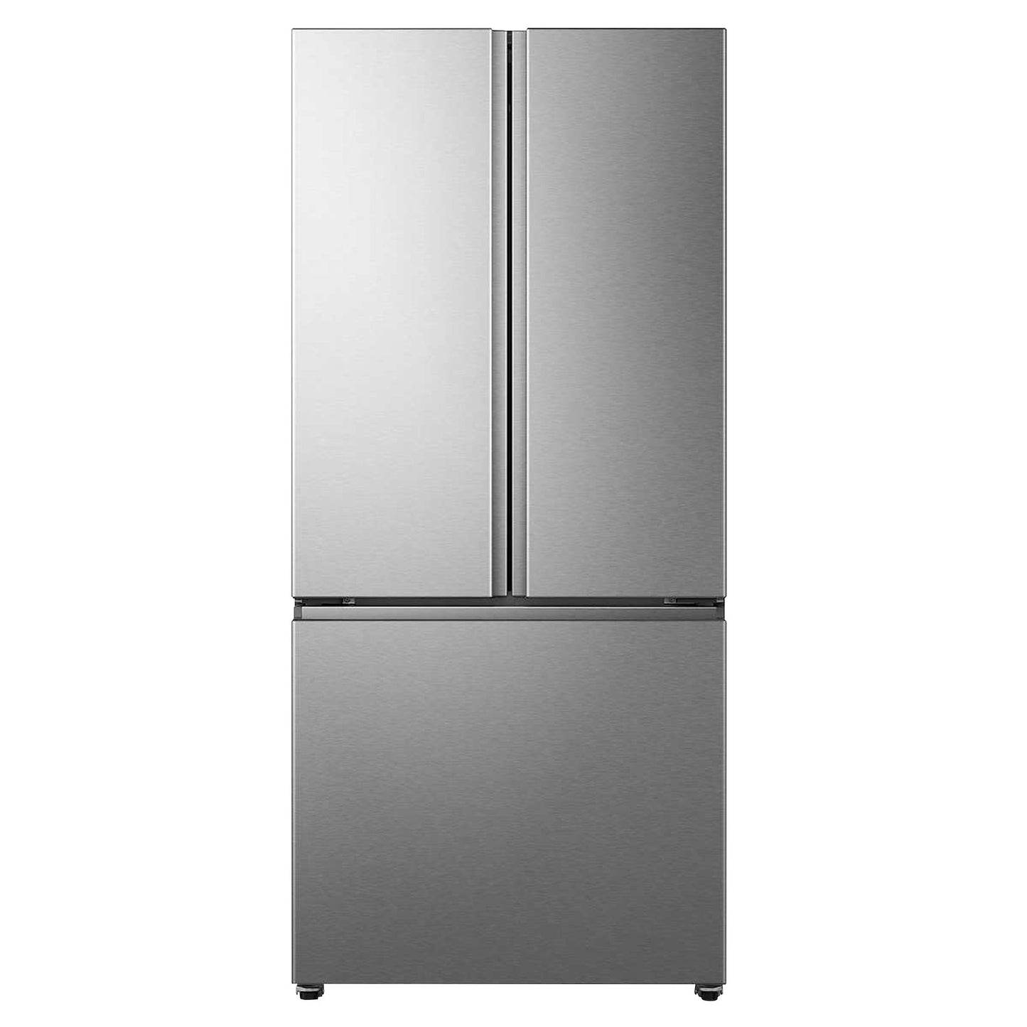 Hisense 30in 20.8 cu ft. Stainless Steel French Door Refrigerator with Full Width Adjustable Shelves - image 1