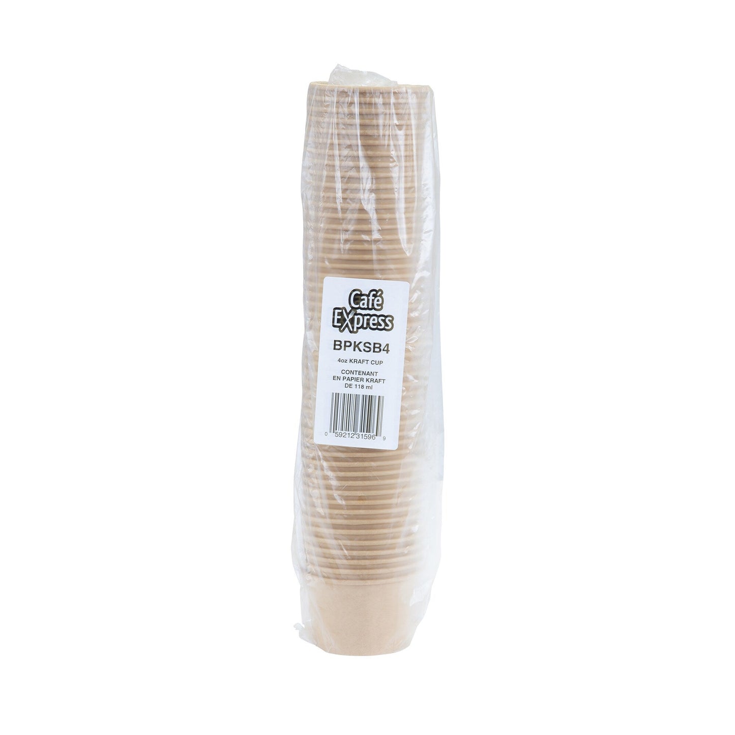 Café Express 4 oz Kraft Paper Bowl, Pack of 1000 - image 3