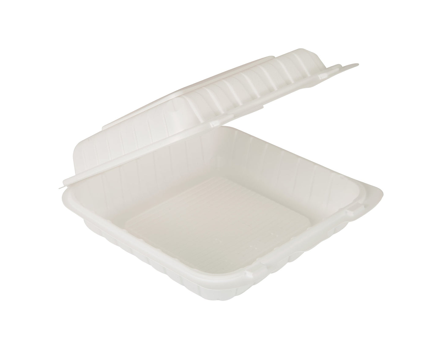 Resto Hinged MFPP Container 8 in × 8 in, Pack of 150 - image 1