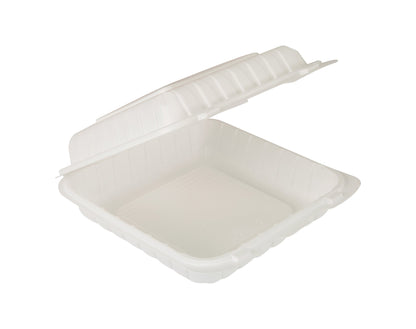 Resto Hinged MFPP Container 8 in × 8 in, Pack of 150 - image 1