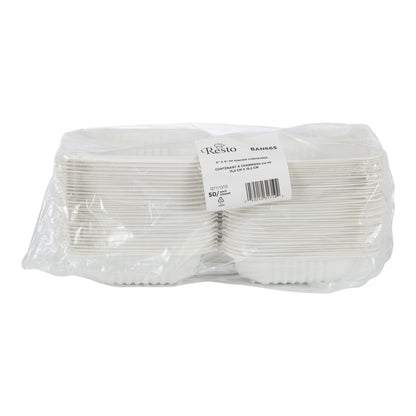 Resto Hinged Container 6 in × 6 in, Pack of 300 - image 2