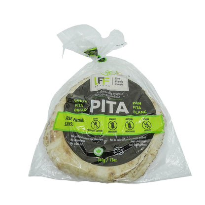 Live Freely White Pita Bread 10-in, 5 Packs of 340g - image 1