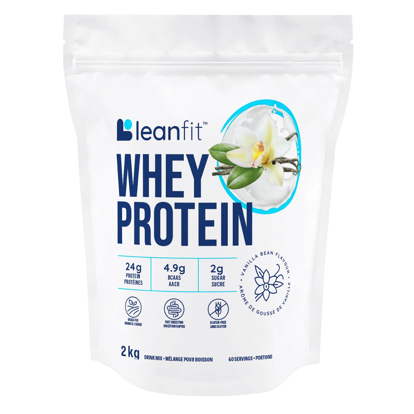 LEANFIT Whey Protein Vanilla Flavour - image 1