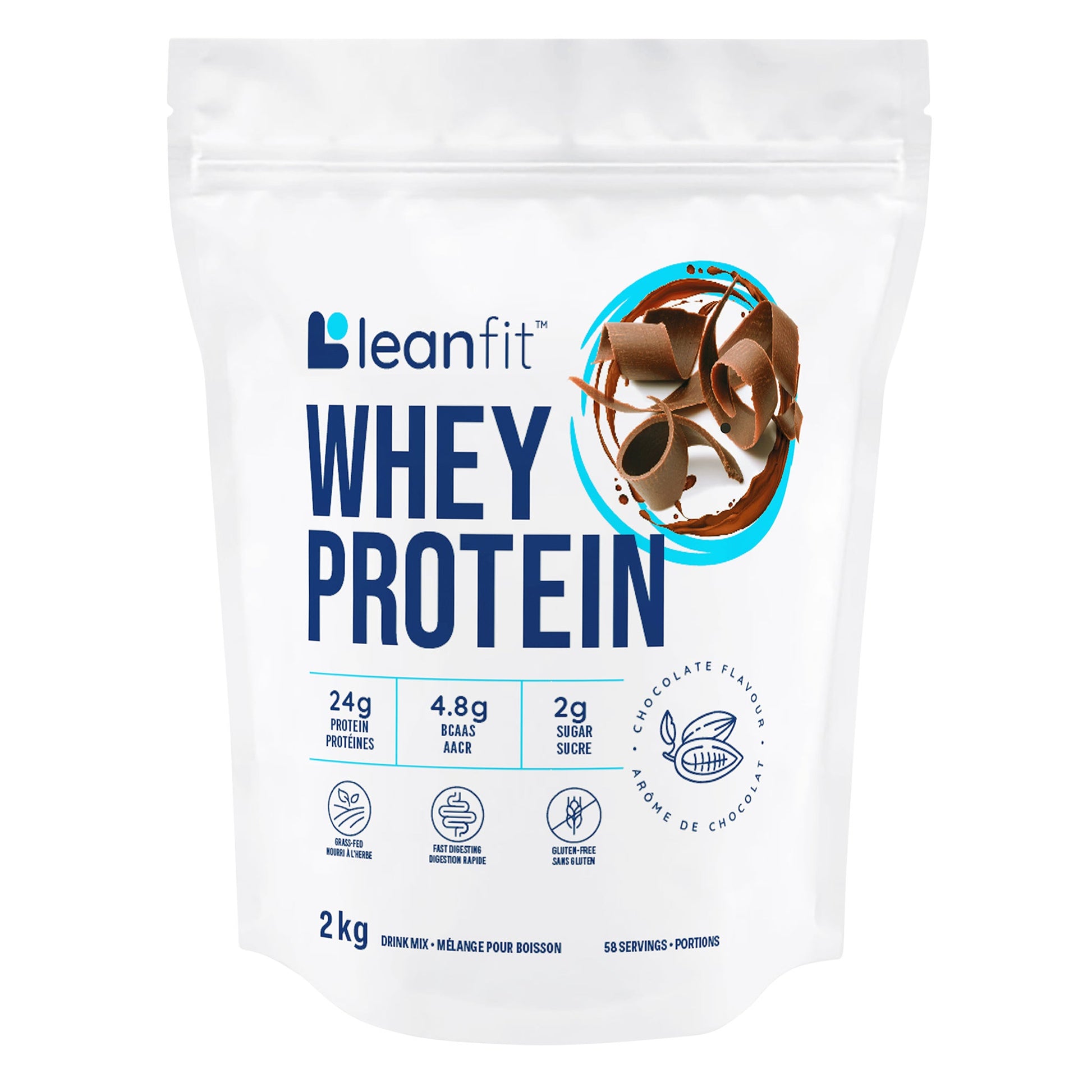 LEANFIT Whey Protein Chocolate Flavour - image 1