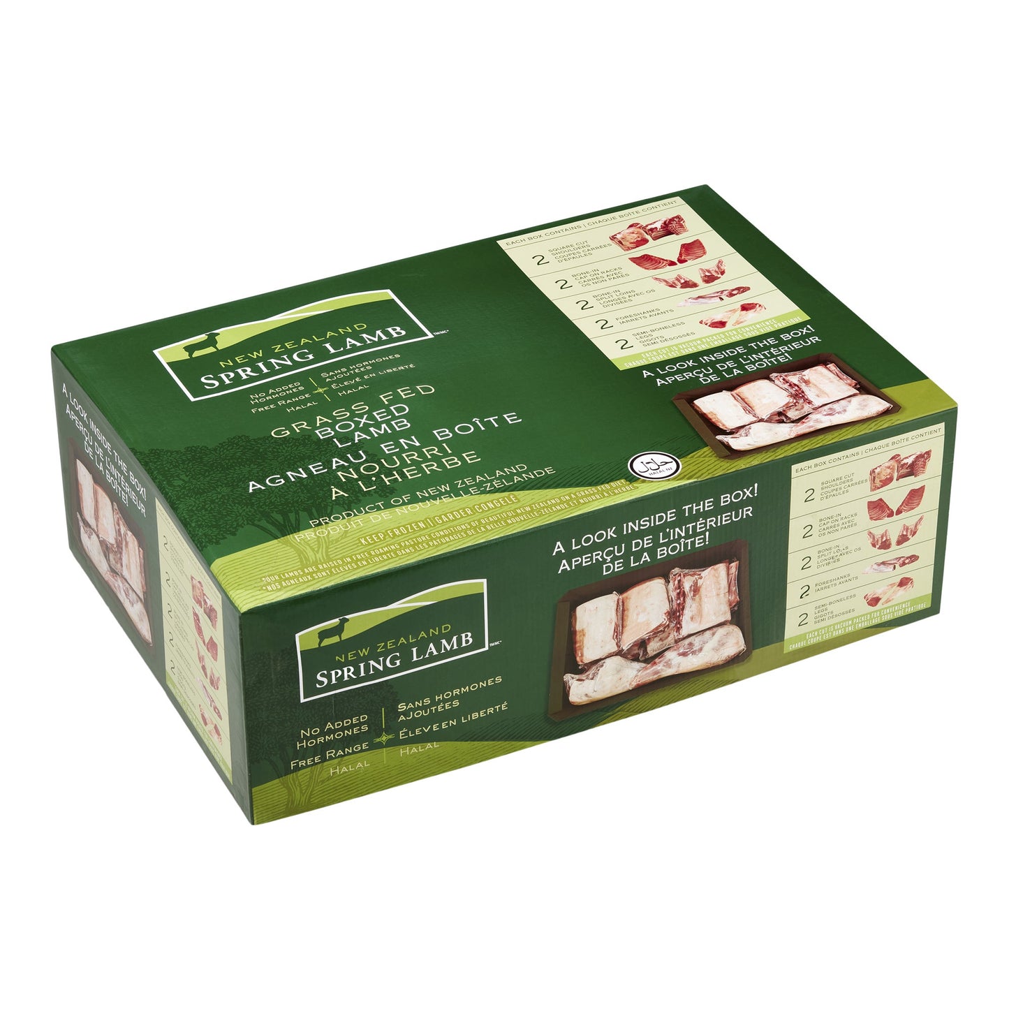 New Zealand Boxed Frozen Lamb Carcass, 13 kg average weight* - image 1