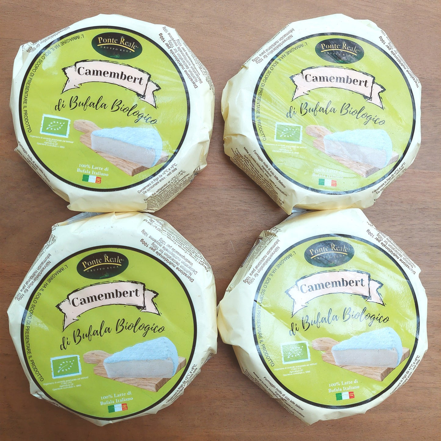 Ponte Reale Organic Buffalo Milk Camembert DOP 250 g (8.8 oz) × 4 pack - image 4