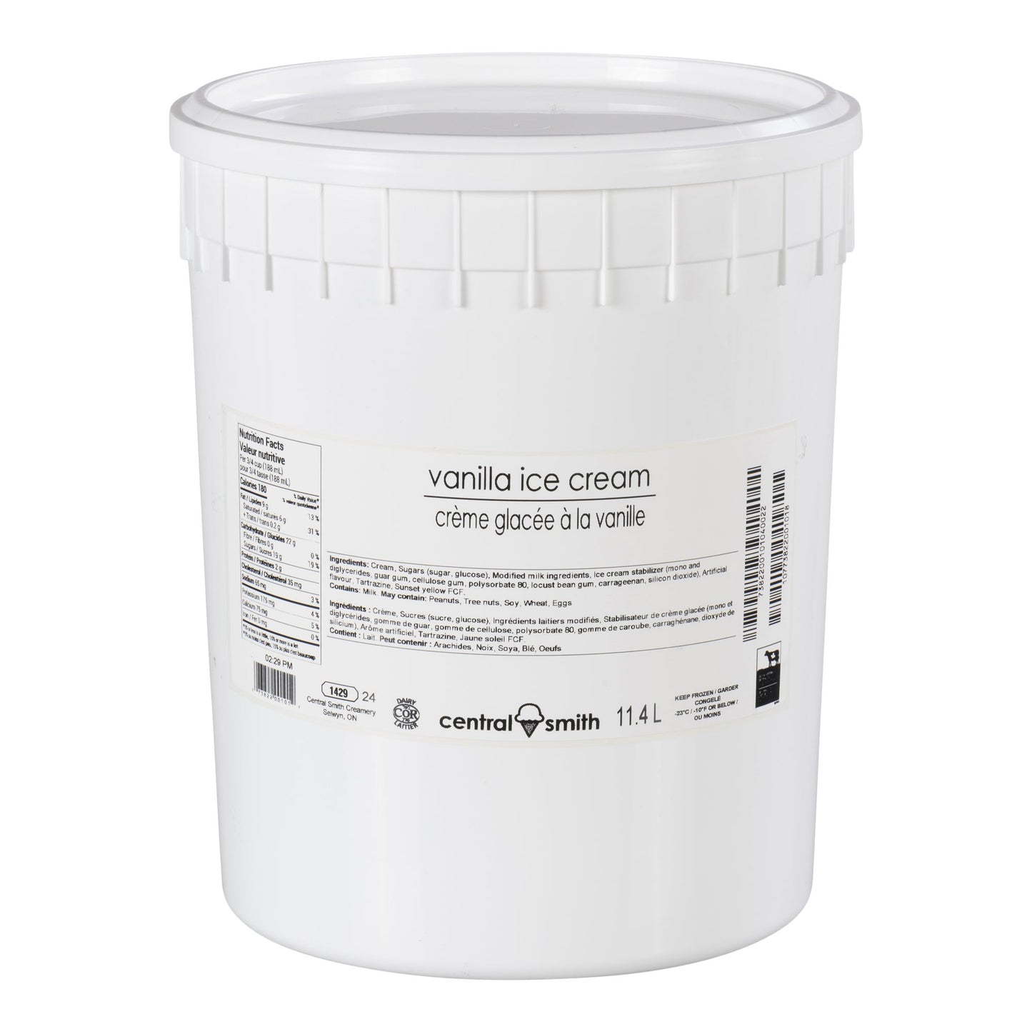 Central Smith Vanilla Ice Cream, 11.4 L - image 1