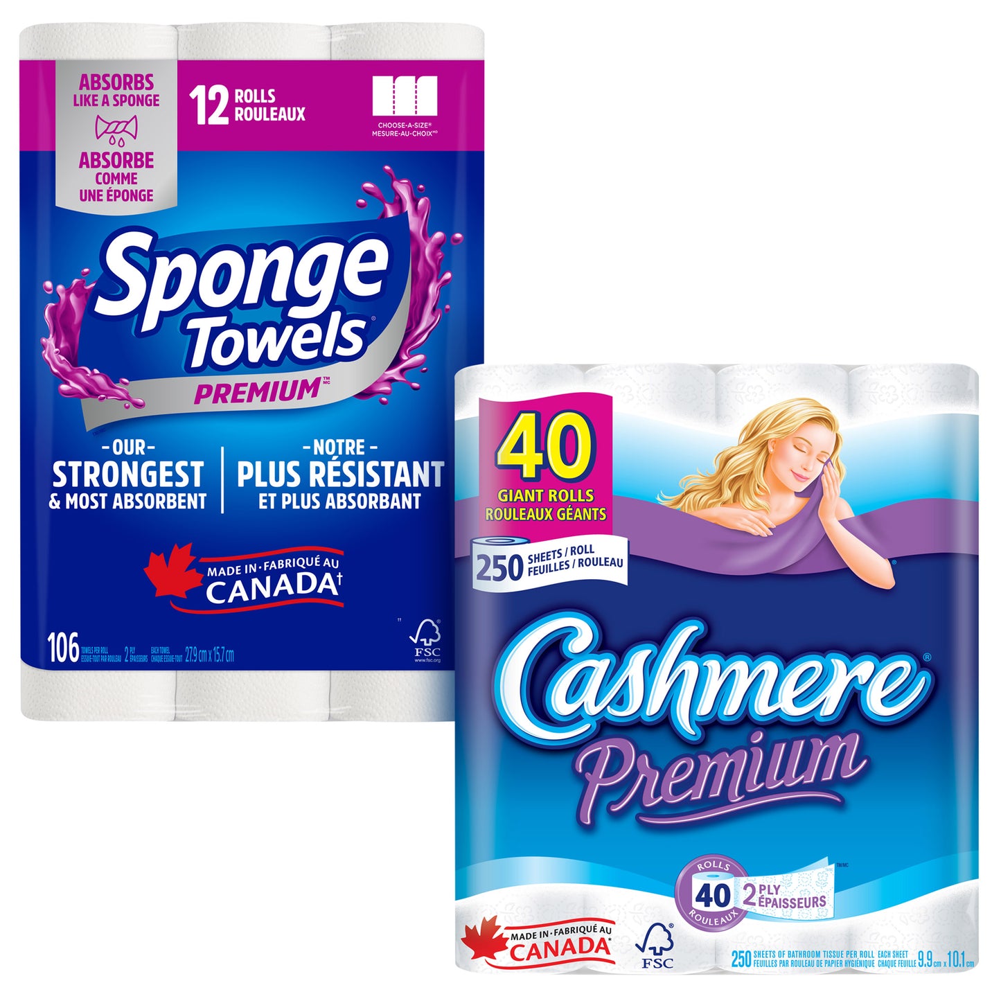 SpongeTowels Premium & Cashmere Premium Mix Case Variety Pack - image 1