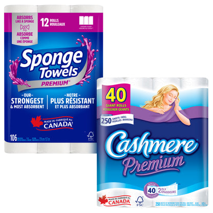 SpongeTowels Premium & Cashmere Premium Mix Case Variety Pack - image 1