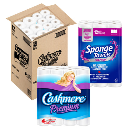 SpongeTowels Premium & Cashmere Premium Mix Case Variety Pack - image 2